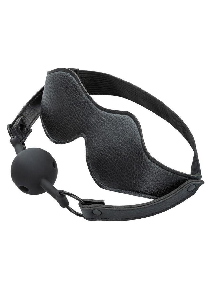 Nocturnal Collection Eye Mask and Breathable Ball Gag Set
