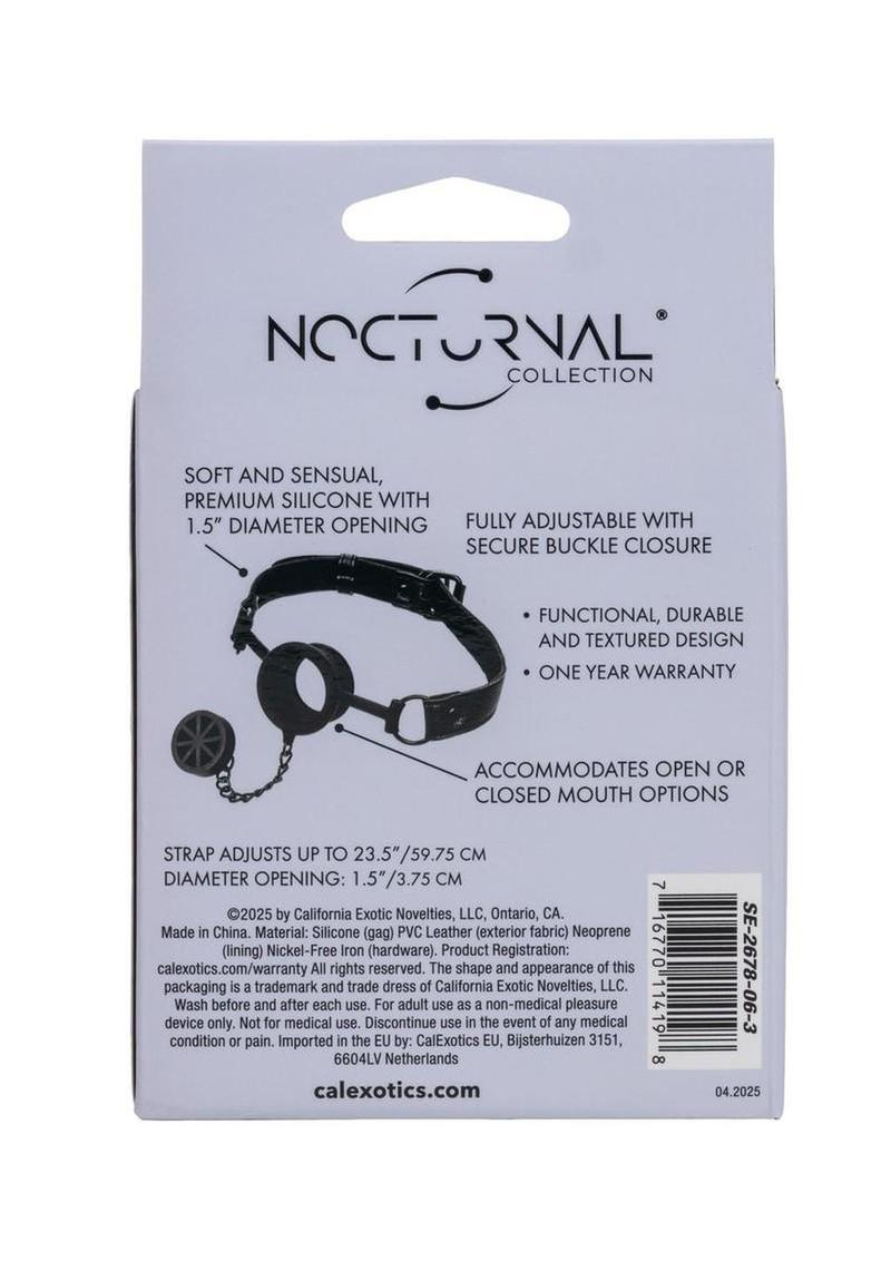 Nocturnal Collection Stopper Gag Open/Closed Play