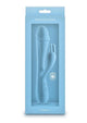 Obsessions Scarlett Rechargeable Silicone Rabbit Vibrator - Blue