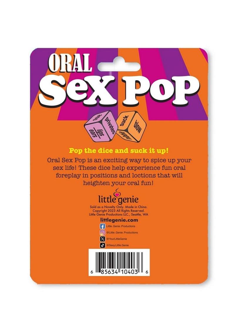 Oral Sex Pop Dice Game for Couples