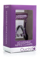 Ouch! Adjustable Nipple Clamps – purple, retail packaging