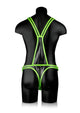 Ouch! Glow in the Dark Bonded Leather Body Harness