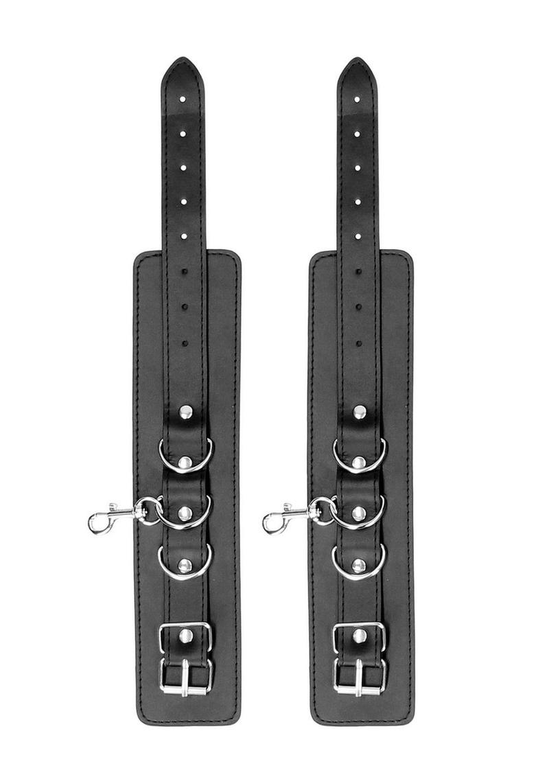 Ouch! Leather Hand and Leg Cuff Restraints