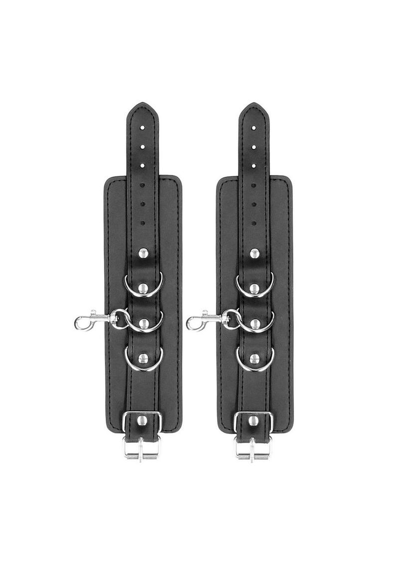 Ouch! Leather Hand and Leg Cuff Restraints