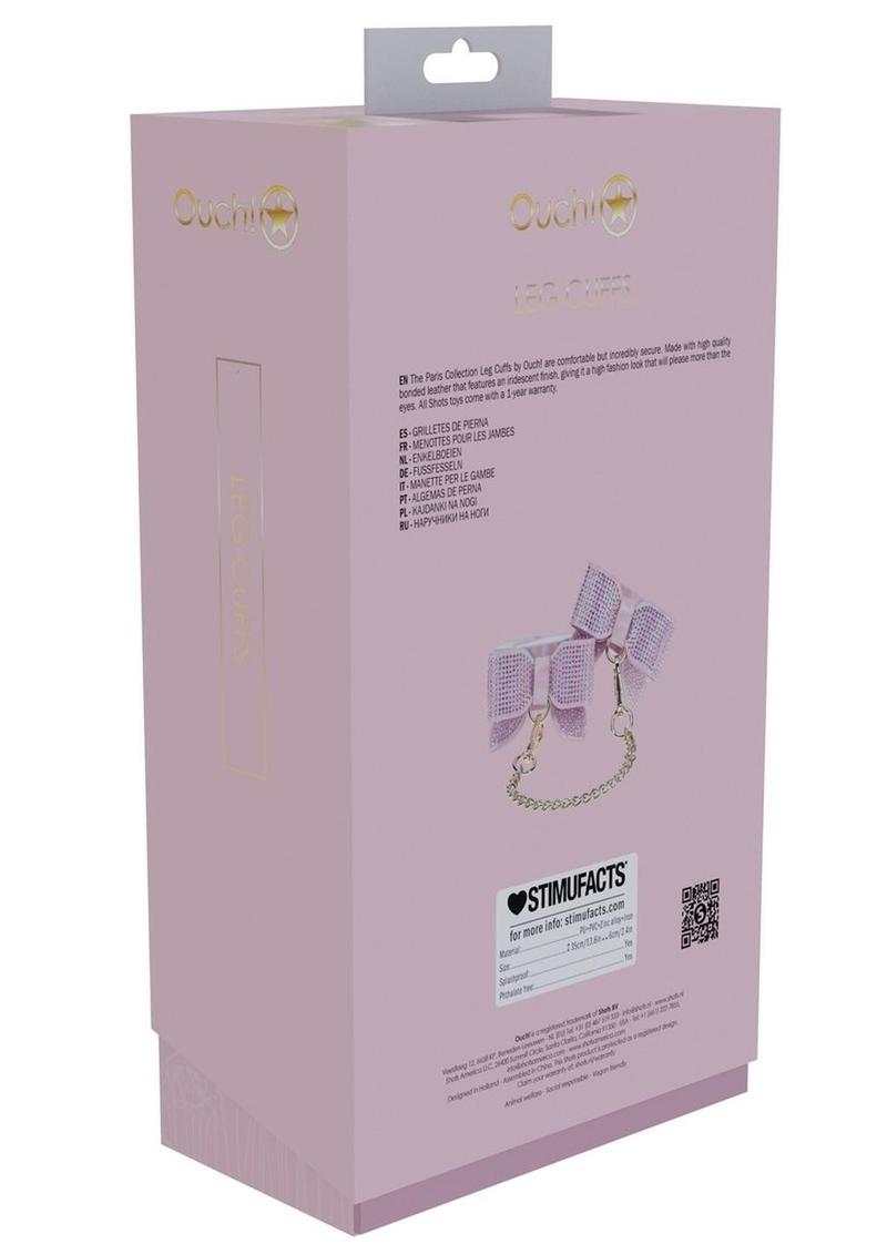 Ouch! Paris Collection Adjustable Leg Cuffs