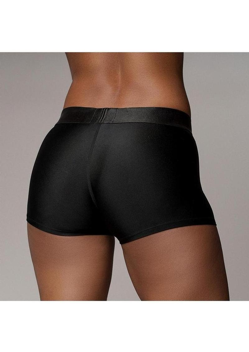 Ouch! Vibrating Strap-On Boxer Harness with Bullet