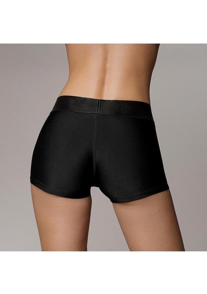 Ouch! Vibrating Strap-On Boxer Harness with Bullet