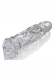 Clear Oxballs Butch Cock Sheath, angled view of cock sling base