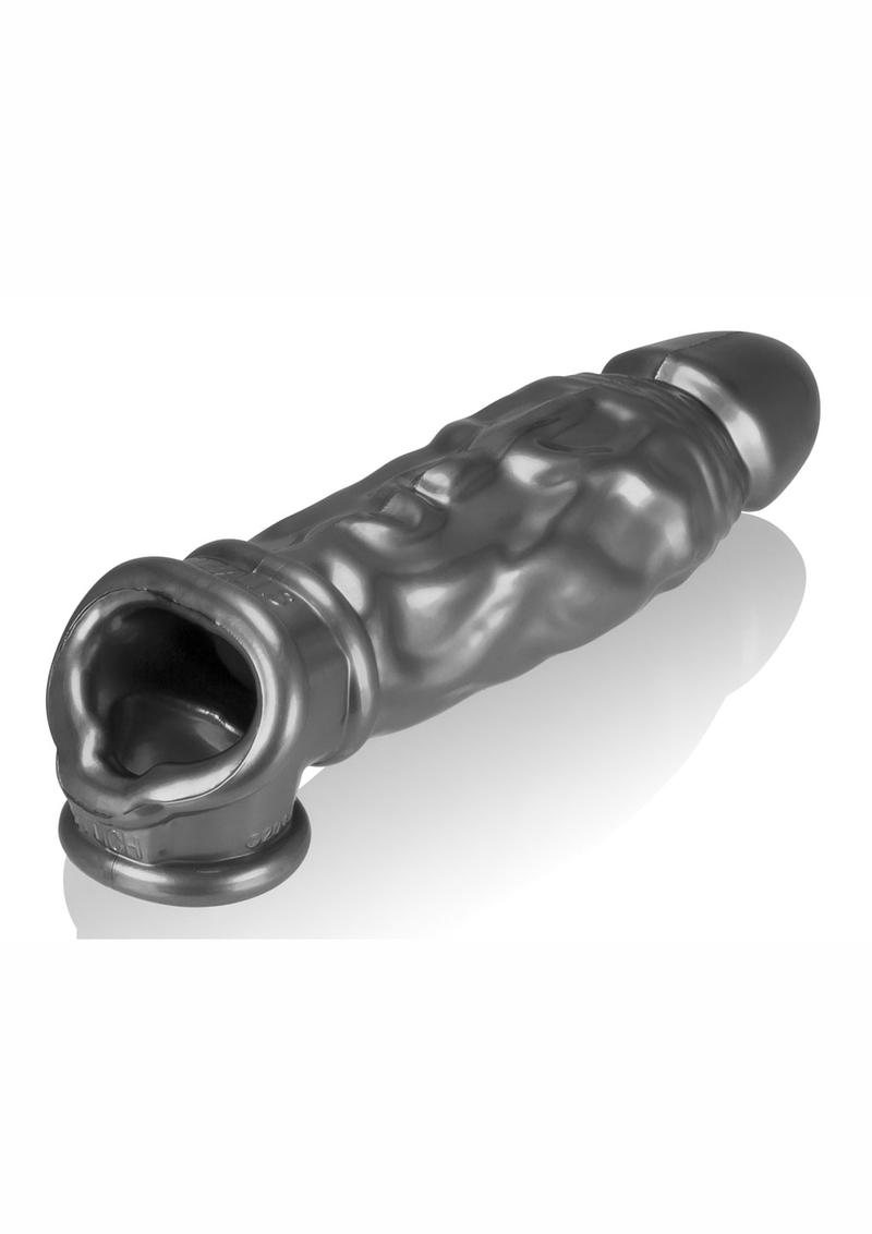 Steel Oxballs Butch Cock Sheath, angled view of cock sling base