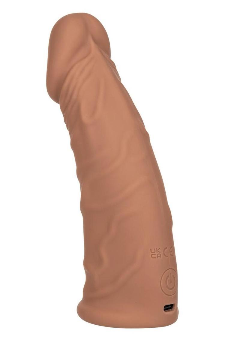 Caramel Performance Maxx Rechargeable Vibrating Extension, front view