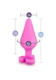 Play with Me Naughty Candy Heart Silicone Butt Plug