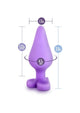 Play with Me Naughty Candy Heart Silicone Butt Plug