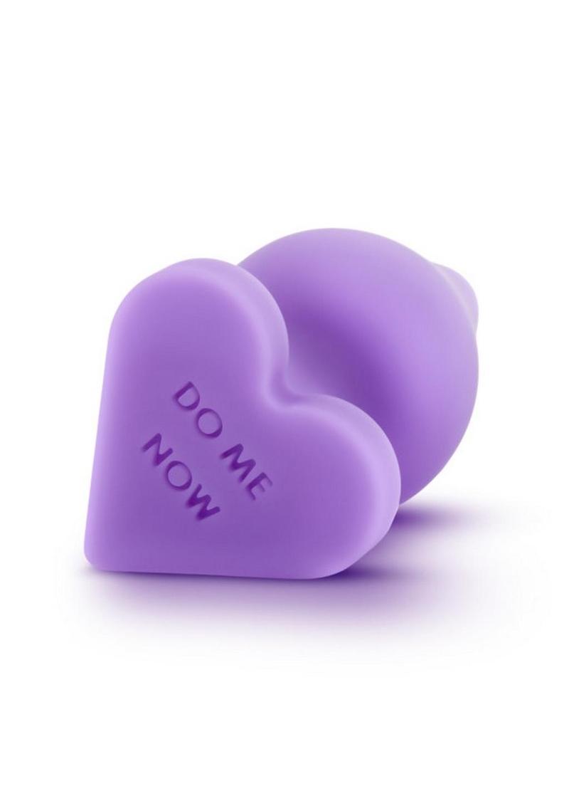 Play with Me Naughty Candy Heart Silicone Butt Plug
