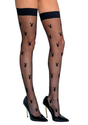 Playboy Bunny Noir Stockings