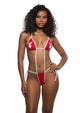 Playboy Dueling Bunny Sling - Red/White - One Size