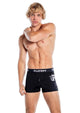 Playboy Mens Varsity Boxer Briefs - Black/White - XXLarge