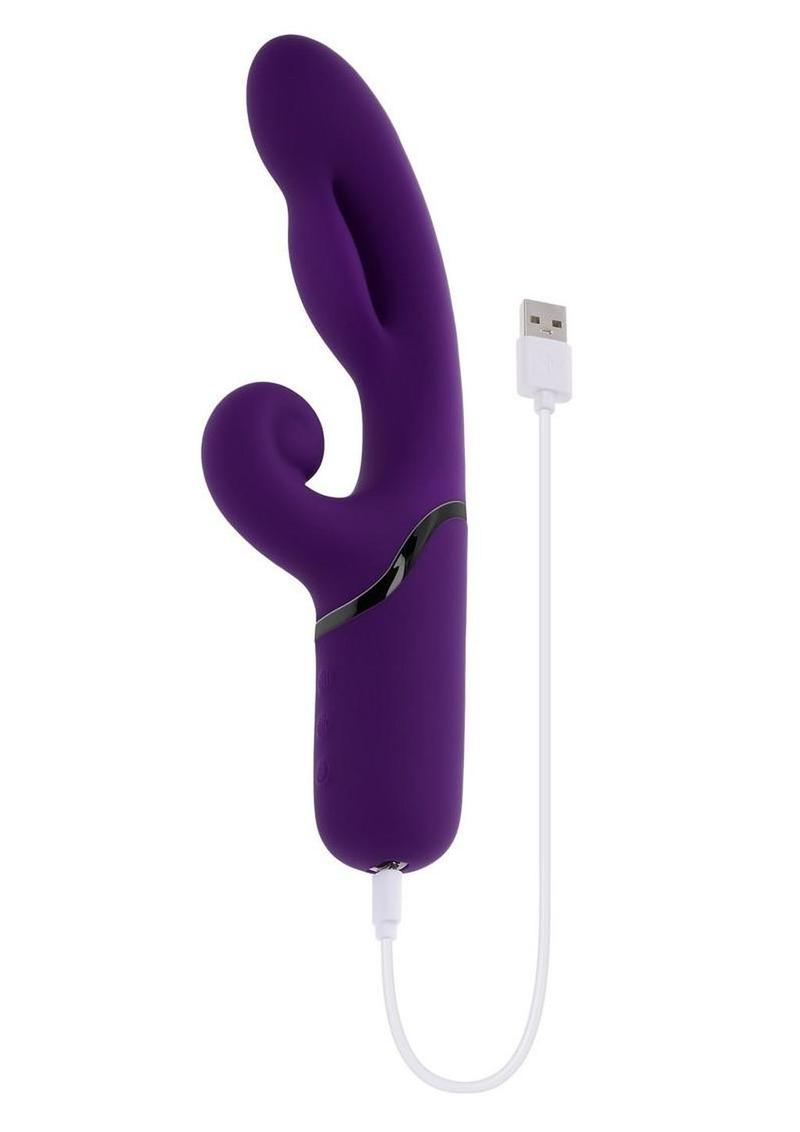 Evolved Pleasure Puff Inflatable Dual Stim Rabbit Vibrator