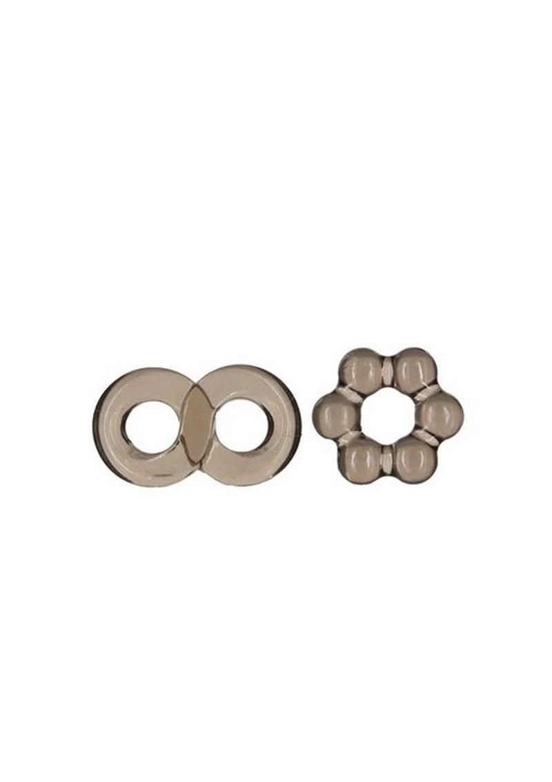 Powerbullet Got Big D Super Stretch Cock Rings Value Pack