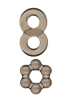 Powerbullet Got Big D Super Stretch Cock Rings Value Pack