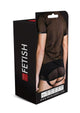 Prowler Red Mesh Tee Shirt – Black mesh, packaging back, size chart