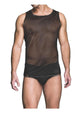Prowler Red Mesh Vest – Black, front view
