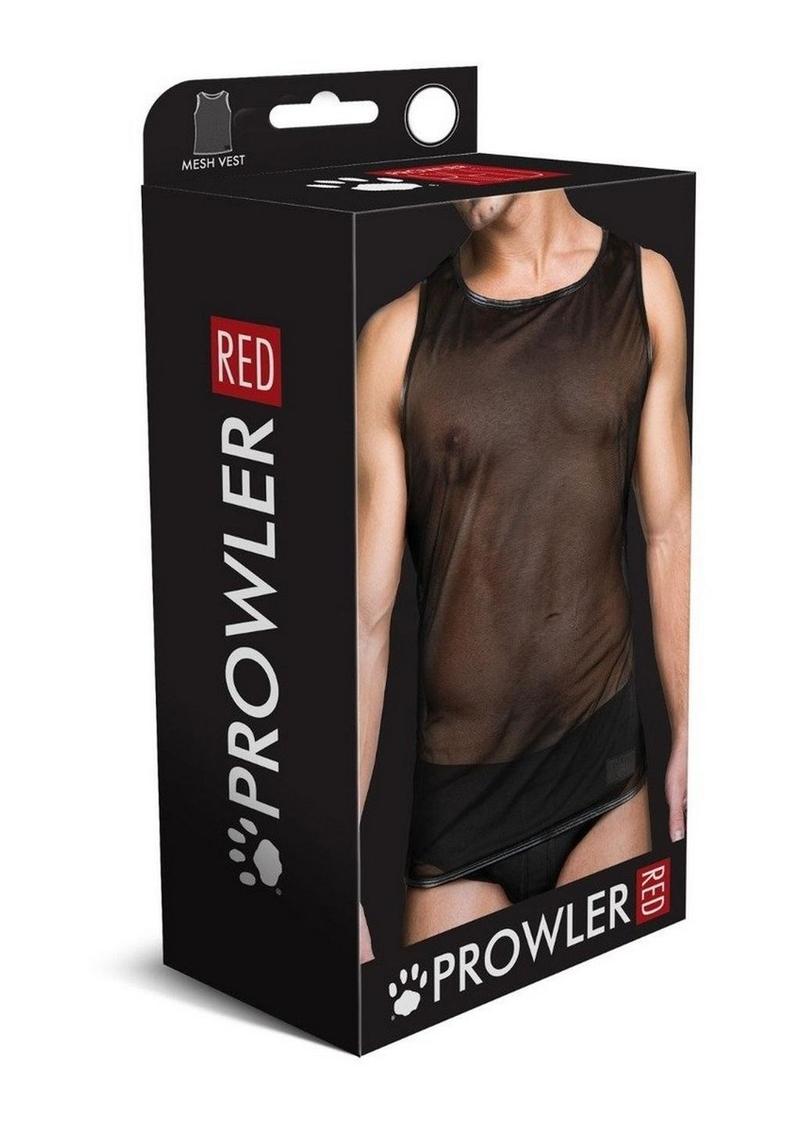 Prowler Red Mesh Vest – Black, packaging