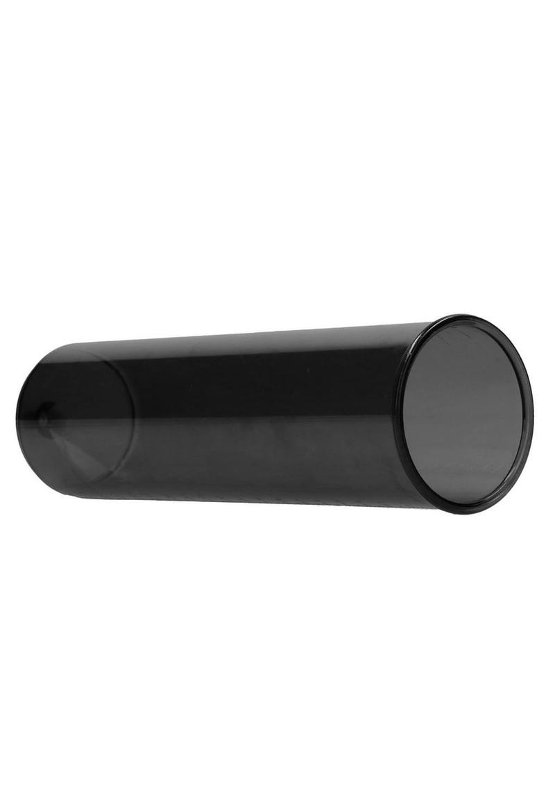 Black accessory sleeve included with the Pumped Deluxe Beginner Penis Pump