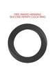 Black silicone cock ring included free with the Pumped Deluxe Beginner Penis Pump