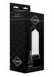 Clear Pumped Deluxe Beginner Penis Pump in retail packaging