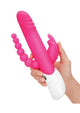 Rabbit Essentials Silicone Double Penetration Rabbit Vibrator
