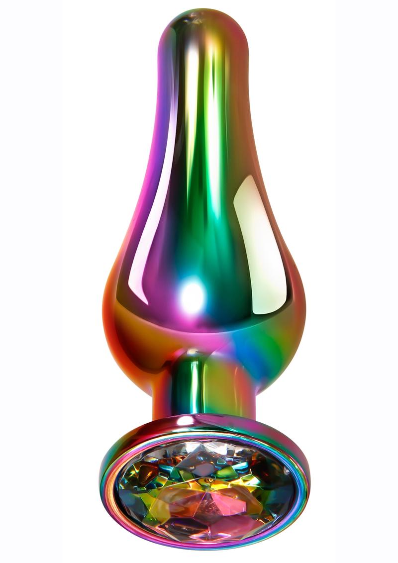 Evolved Rainbow Metal Anal Plug