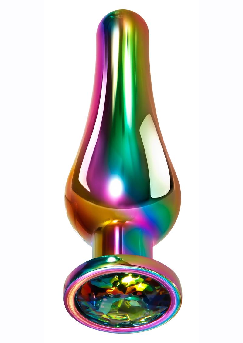 Evolved Rainbow Metal Anal Plug