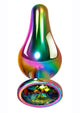 Evolved Rainbow Metal Anal Plug