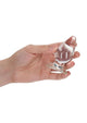 Realrock Crystal Clear Anal Plug with Suction Cup