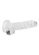 Realrock Crystal Clear Dildo with Balls