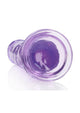 Realrock Crystal Clear Straight Suction Cup Dildo