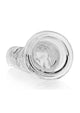 Realrock Crystal Clear Straight Suction Cup Dildo