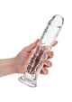 Realrock Crystal Clear Straight Suction Cup Dildo