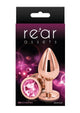 Rear Assets Rose Gold Anal Plug - Pink - Medium/Small