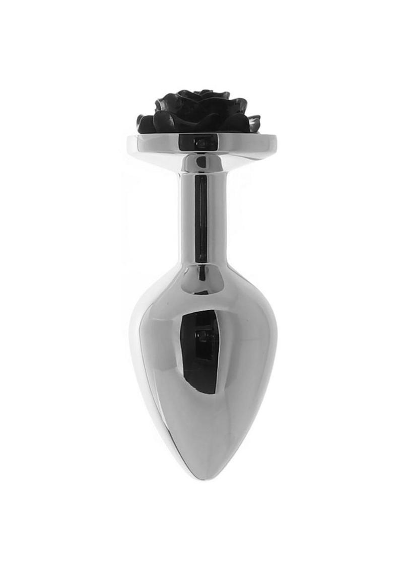Rear Assets Rose Metal Anal Plug