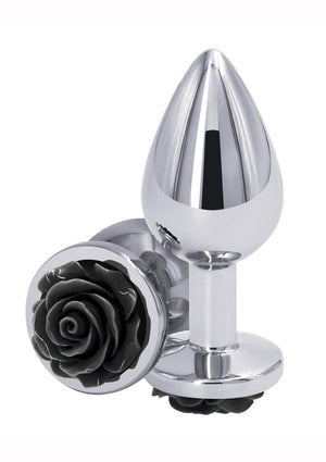 Rear Assets Rose Metal Anal Plug