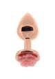 Rear Assets Rose Metal Anal Plug