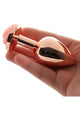 Rear Assets Rose Metal Anal Plug