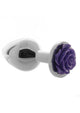 Rear Assets Rose Metal Anal Plug