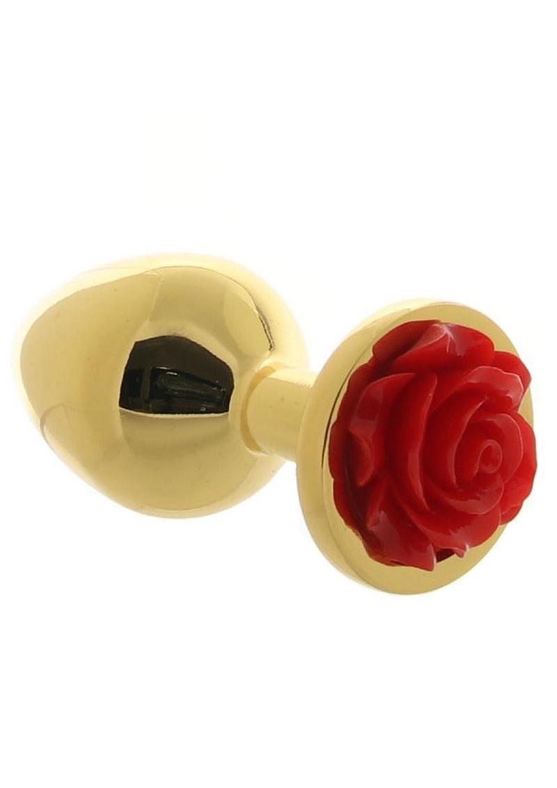 Rear Assets Rose Metal Anal Plug