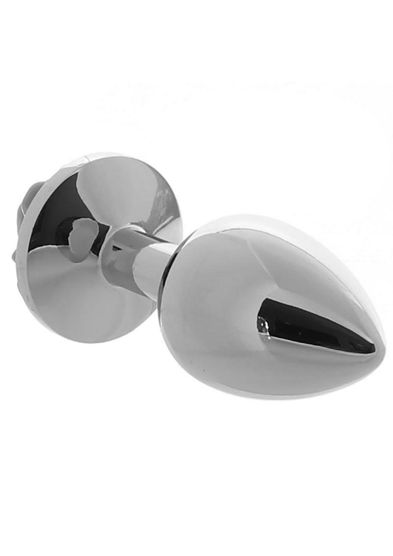 Rear Assets Rose Metal Anal Plug