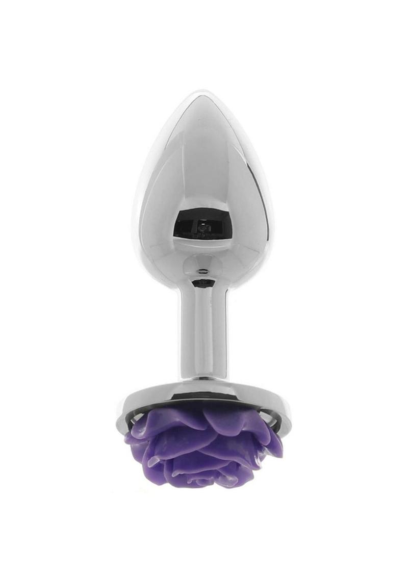 Rear Assets Rose Metal Anal Plug