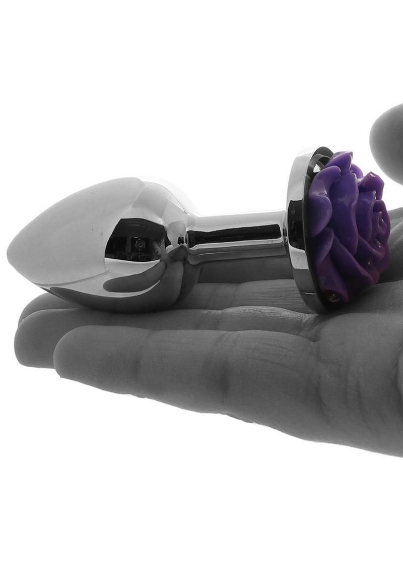 Rear Assets Rose Metal Anal Plug