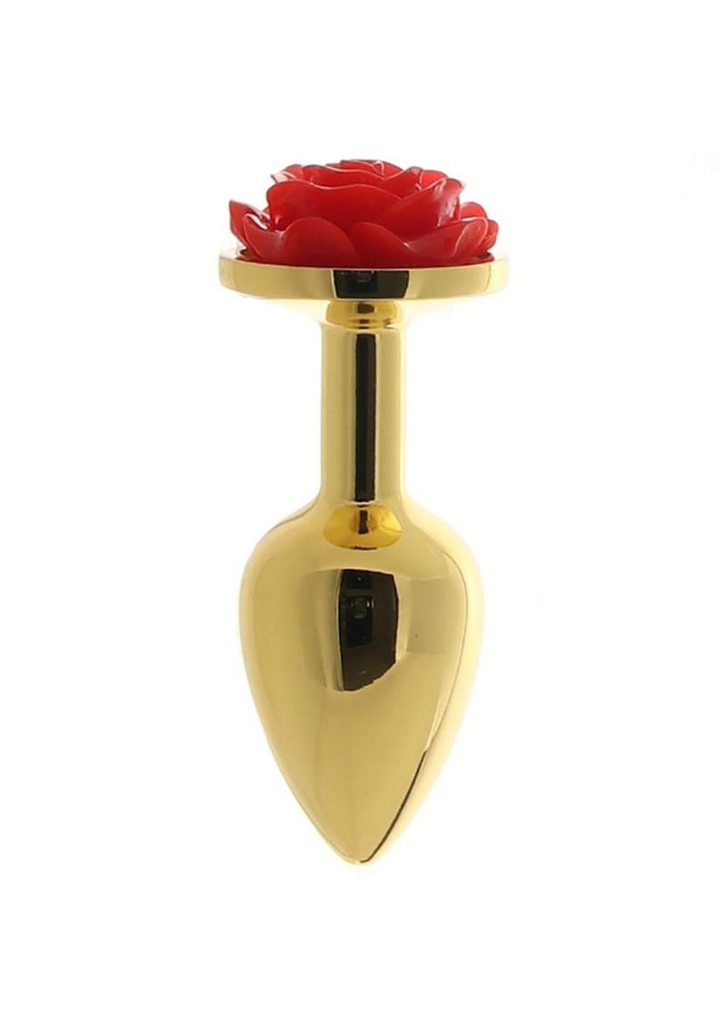 Rear Assets Rose Metal Anal Plug