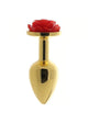 Rear Assets Rose Metal Anal Plug